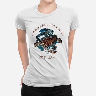 Sea Turtle 1973 Women T-shirt | Crazezy