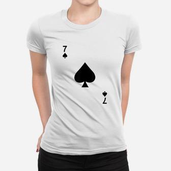Seven Of Spades Women T-shirt | Crazezy AU