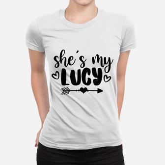 She's My Lucy Besties Best Friend Bff Matching Outfits Women T-shirt | Crazezy