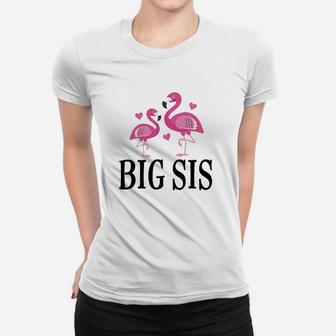 Sister Announcement Flamingo Sister Women T-shirt | Crazezy UK