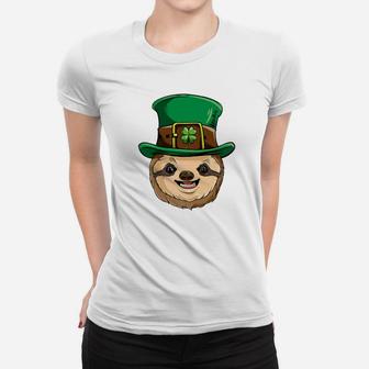 Sloth St Patricks Day Boys Kids Leprechaun Costume Women T-shirt - Thegiftio UK