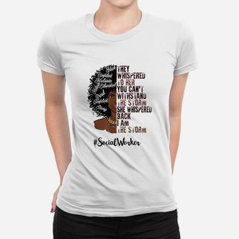 Social Worker Black History Women T-shirt - Thegiftio UK