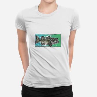 Southern Fin Apparel Bass Fishing Women T-shirt | Crazezy