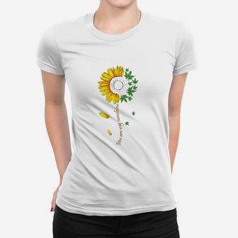 Sunflower You Are My Sunshine Women T-shirt | Crazezy