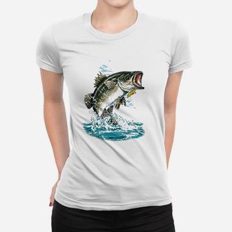Supersoft Bass Fishing Women T-shirt | Crazezy UK