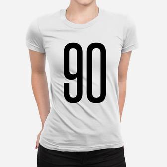 Tall Number 90 Women T-shirt - Thegiftio UK