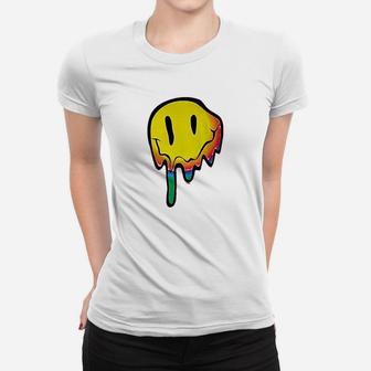 Tcombo Melting Smile Face Women T-shirt | Crazezy
