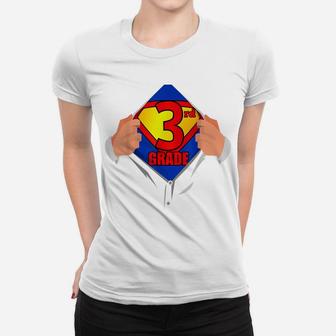 Teachers Are Superheroes 3Rd Grade Super Teacher Staff Gift Women T-shirt | Crazezy AU