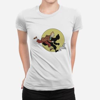 The Adventures Of Tintin Women T-shirt - Thegiftio UK