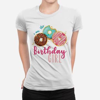 The Birthday Girl Donut Birthday Party Theme Family Women T-shirt | Crazezy AU