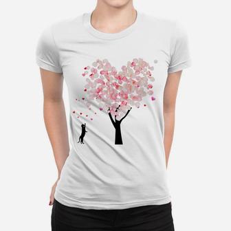 The Hidden Life Of Trees For Cat Lovers Flower Power Love Women T-shirt | Crazezy DE