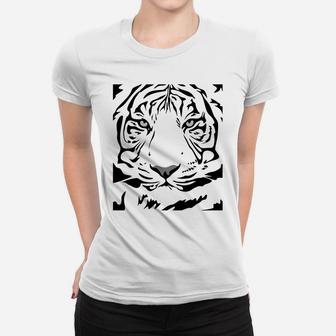 Tiger Face Sweatshirt Women T-shirt | Crazezy DE