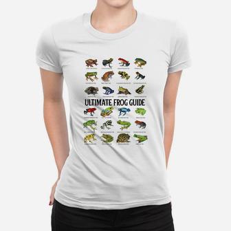 Ultimate Frog Guide Funny Frog Lovers For Kids Women Men Women T-shirt | Crazezy