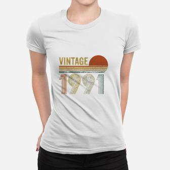 Vintage 1991 30 Birthday Women T-shirt | Crazezy