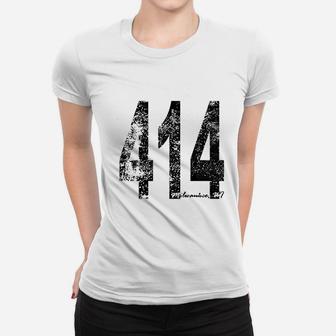 Vintage Area Code 414 Women T-shirt | Crazezy UK