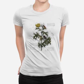 Vintage Flower Tee - Botanical Sketch Cottagecore Aesthetic Women T-shirt | Crazezy