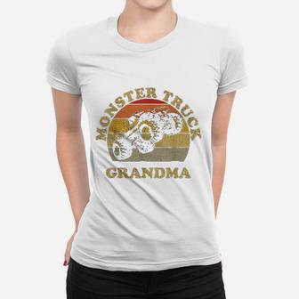 Vintage Monster Truck Monster Truck Grandma Retro Women T-shirt | Crazezy