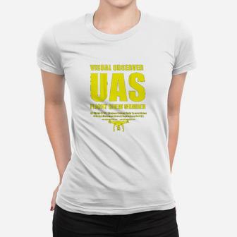 Visual Observer Flight Crew For Faa Uas Flights Women T-shirt | Crazezy