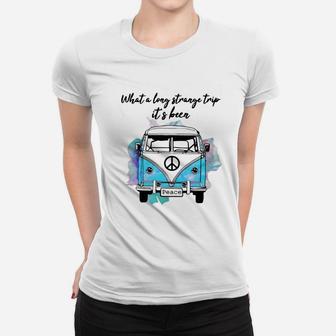 What A Long Strange Trip It’s Been Hippie Women T-shirt - Thegiftio UK
