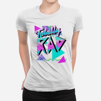 Womens 1980'S-Style Totally Rad 80S Casual Hipster V101-Pink Women T-shirt | Crazezy