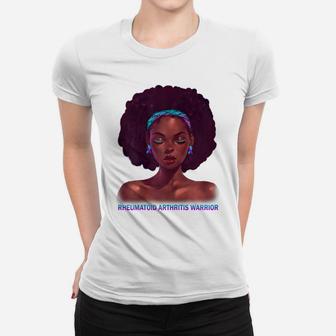 Womens African American Black Woman Rheumatoid Arthritis Warrior Women T-shirt | Crazezy UK