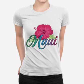 Womens Maui Hawaii - Aloha Hawaii From The Island - Feel The Aloha Women T-shirt | Crazezy AU