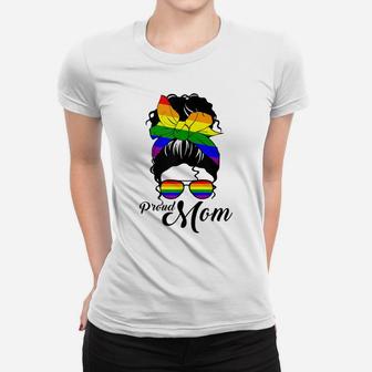 Womens Proud Mom Mothers-Day Gay Pride Lgbt-Q Mama Mommy Women T-shirt | Crazezy