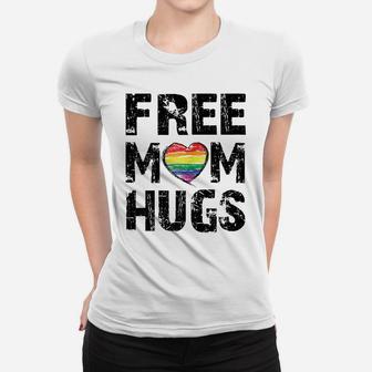 Womens Womens Free Mom Hugs Cute Lgbt Pride Gay Gift Women T-shirt | Crazezy DE