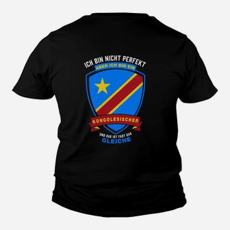 Kongolesischer Stolz Kinder Tshirt: Nicht perfekt, doch kongolesisch - Seseable