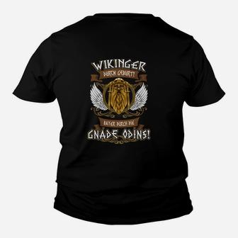 Wikinger-Themen-Kinder Tshirt, Odins Gnade Motiv, Nordische Mythologie - Seseable