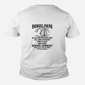 Bonus-Papa Besser Gemacht Kinder Tshirt für Stiefväter - Seseable