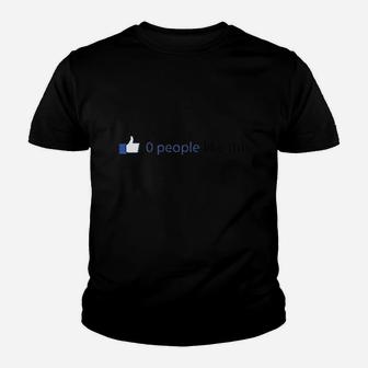 0 People Like This Youth T-shirt | Crazezy AU