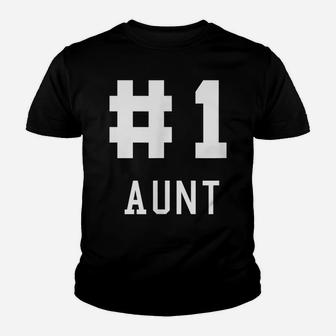 1 Aunt My Favorite People Call Me Aunt Varsity Classic Gift Youth T-shirt | Crazezy