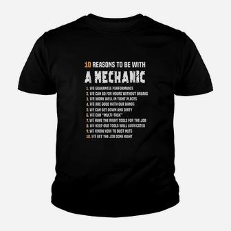 10 Reasons To Be With A Mechanic For Men Funny Youth T-shirt | Crazezy AU