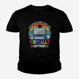 100 Day Of School Counselor Can Do Virtually Anything Youth T-shirt - Thegiftio
