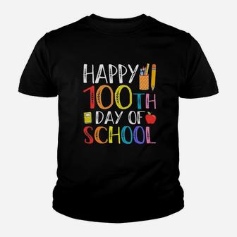 100 Days Of School Teacher And Student Youth T-shirt | Crazezy DE