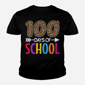 100Th Day Of School Teacher Child Gifts 100 Days Of School Youth T-shirt | Crazezy DE