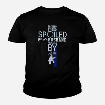 11Police Blesses By God Spoiled By My Husband Protected By Both Youth T-shirt - Monsterry AU