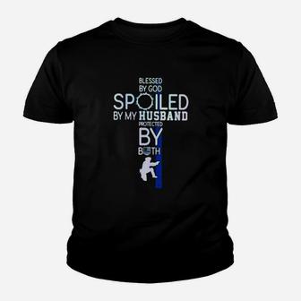 11Police Blesses By God Spoiled By My Husband Protected By Both Youth T-shirt - Monsterry AU