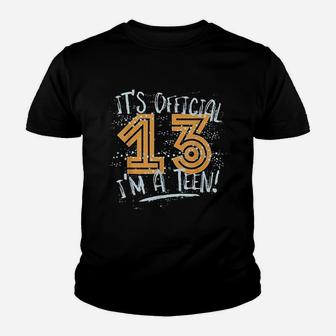 13Th Birthday It Is Official Teenager Teen Youth T-shirt | Crazezy DE