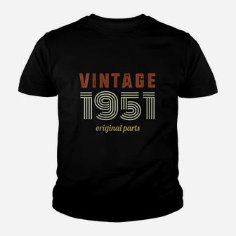 1951 Vintage Retro Men Women Years Old Birthday Gift Youth T-shirt | Crazezy