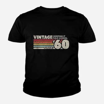 1960 Vintage Keeping It Old School Youth T-shirt | Crazezy