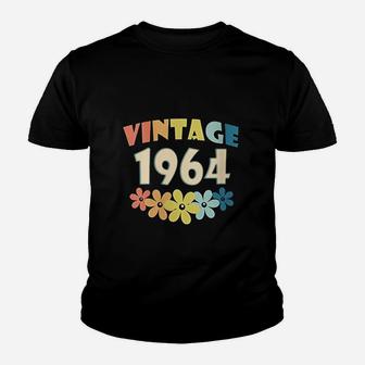 1964 Vintage Flowers Youth T-shirt | Crazezy
