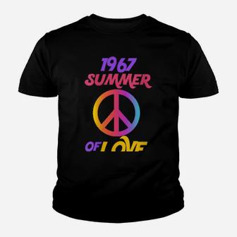 1967 Summer Of Love Colorful Valentines Teen Youth T-shirt - Monsterry