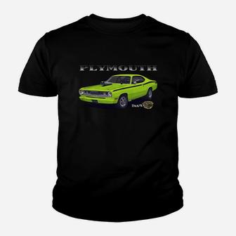 1970 Plymouth Duster Two Sided Youth T-shirt - Thegiftio UK