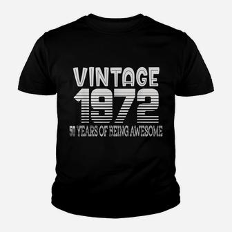 1972 50 Years Old 50Th Birthday Gift Idea Vintage Youth T-shirt | Crazezy