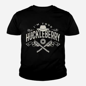 2Nd Amendment Western Gunfighter Ccw Huckleberry Youth T-shirt | Crazezy UK