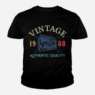 31 Years Old 1988 Vintage 31St Birthday Anniversary Gift Youth T-shirt | Crazezy