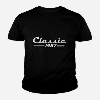 34Th Birthday Gift Classic 1987 Retro Youth T-shirt | Crazezy