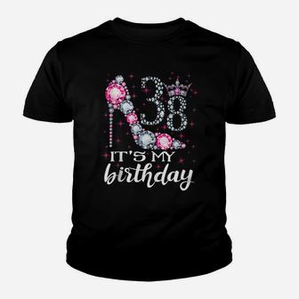 38 It's My Birthday 1983 38Th Birthday Gift Tee For Womens Youth T-shirt | Crazezy